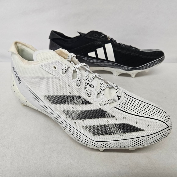 Adidas Adizero Electric Football Cleats IE4401 Core Black White Men's Size 9.5